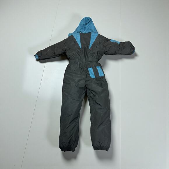 Vtg 90s Metro Express Snowsuit Womens Size Large Black Snowboard Skiing Outdoor - Picture 2 of 10